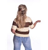 Polo College  - Zachtgeel + bruin