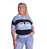 Polo College - Lichtblauw + donkerblauw