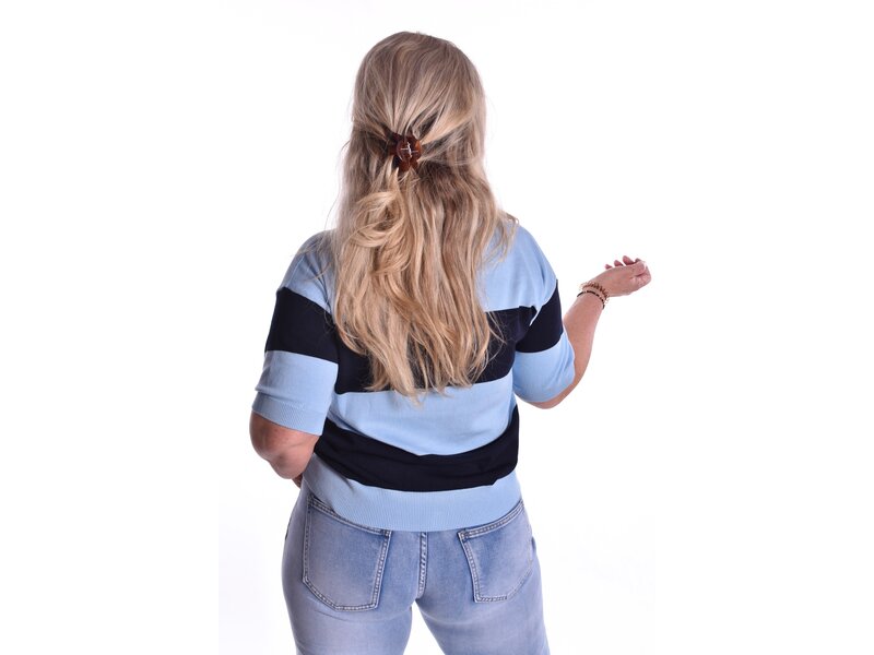 Polo College - Lichtblauw + donkerblauw