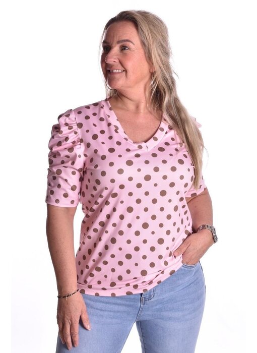 Top Punto - Roze