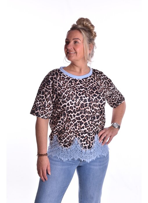 Top Cheeta - Lichtblauw