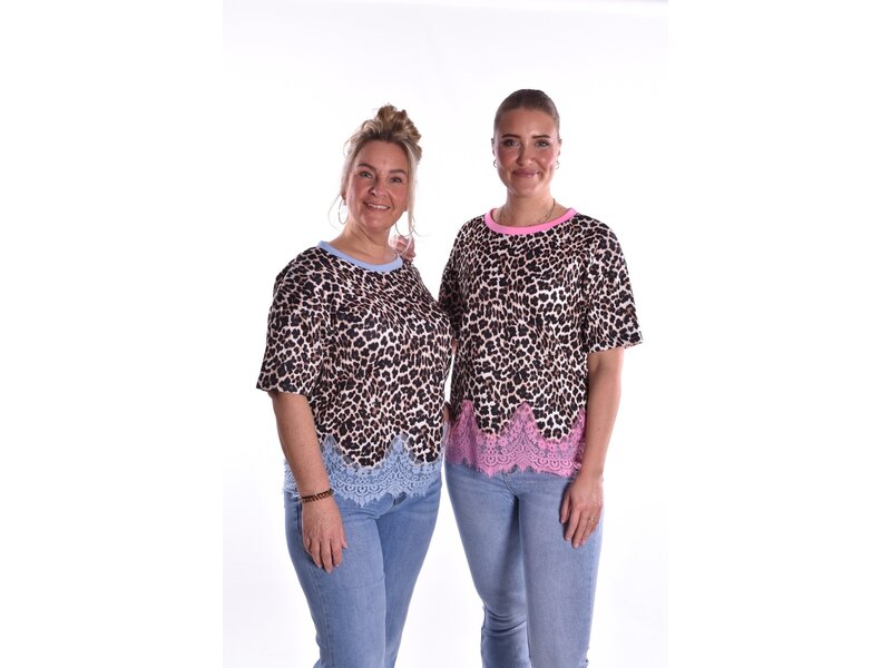 Top Cheeta - Lichtblauw