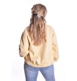 Leatherlook Bomber - Zachtgeel