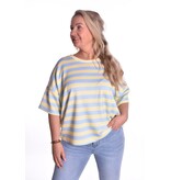 Top Beau van Mooij - Zachtgeel - Lichtblauw