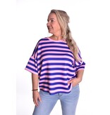 Top Beau van Mooij - Roze - Blauw