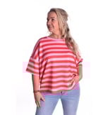 Top Beau van Mooij - Rood - Roze