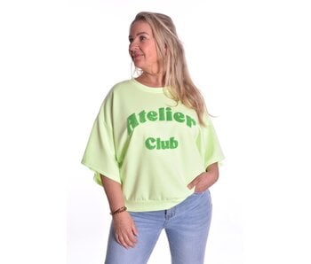 Top Atelier van Mooij - Appelgroen