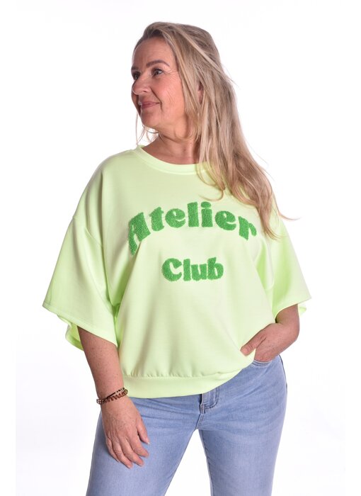 Top Atelier van Mooij - Appelgroen