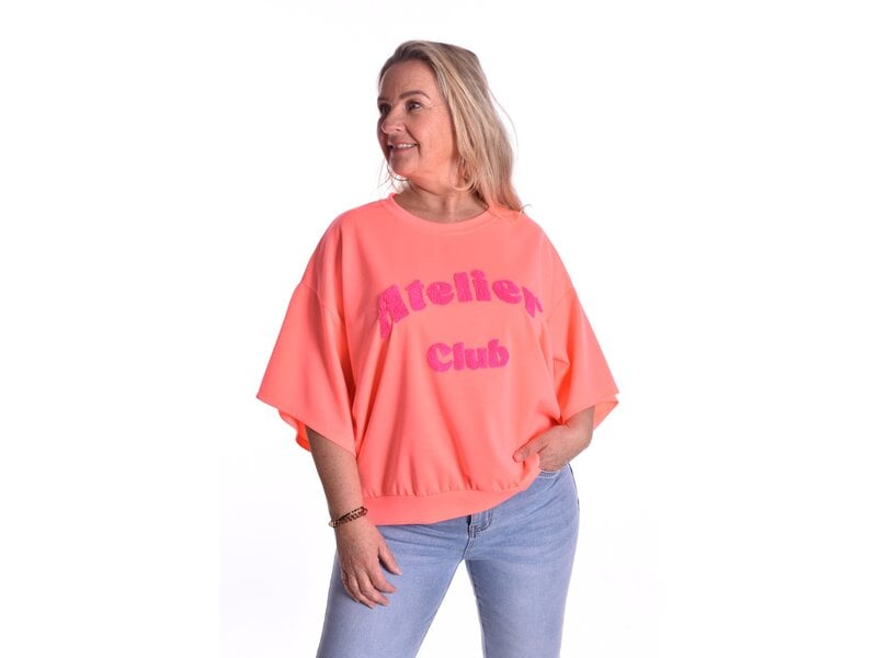 Top Atelier van Mooij - Fluor Koraal