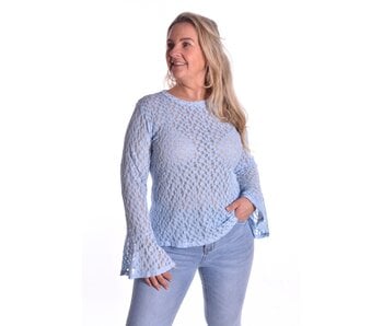 Top Charlotte - Lichtblauw
