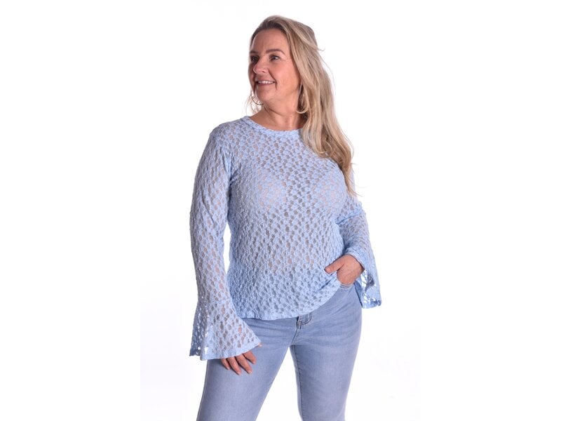 Top Charlotte - Lichtblauw