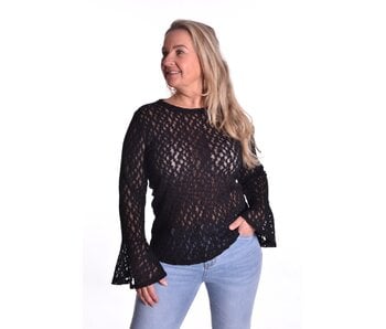 Top Charlotte - Zwart