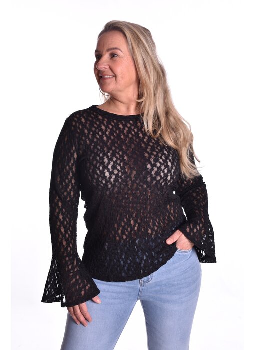 Top Charlotte - Zwart
