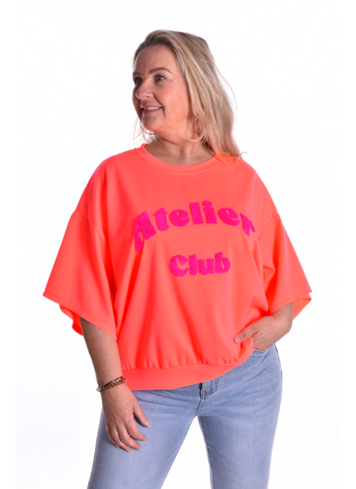 Top Atelier van Mooij - Fluor Koraal