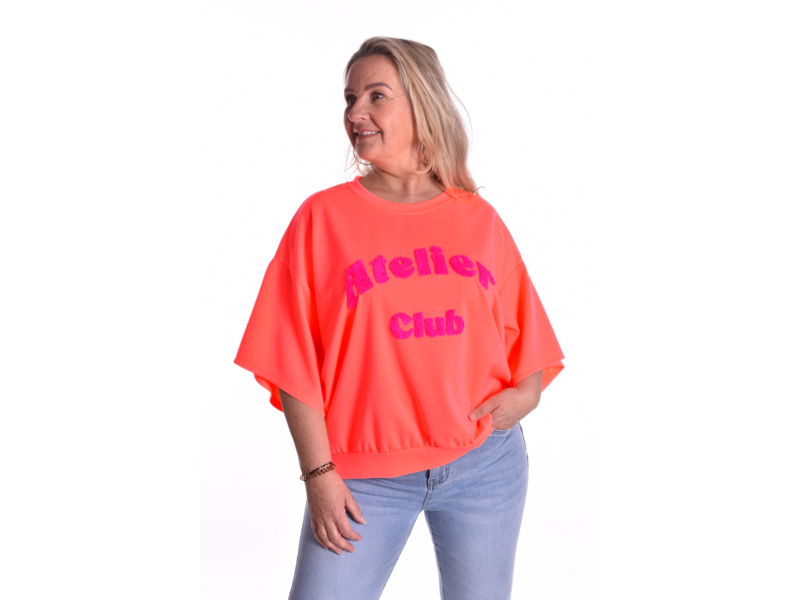 Top Atelier van Mooij - Fluor Koraal