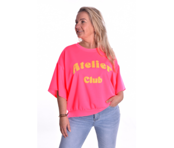 Top Atelier van Mooij - Fluor Roze