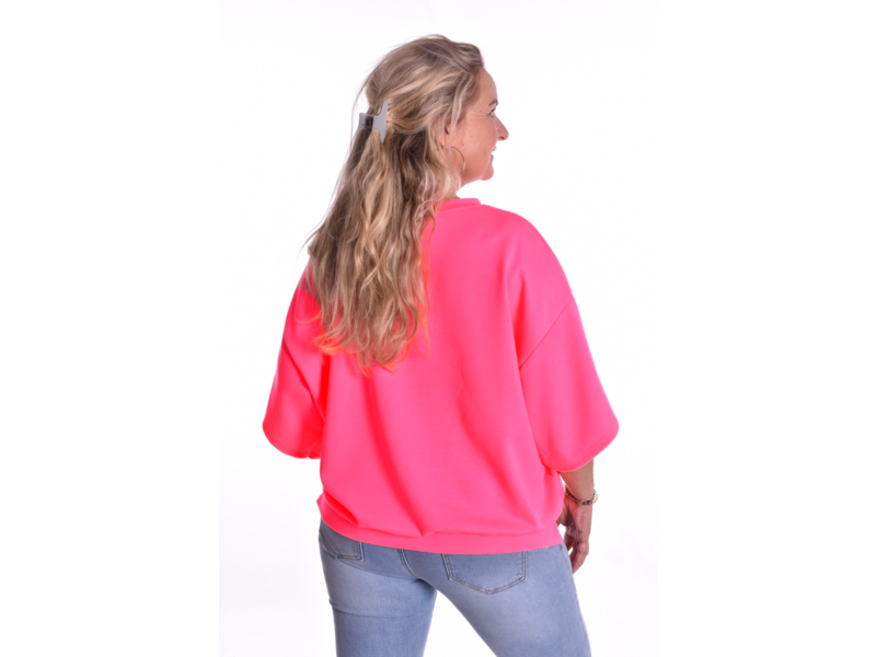Top Atelier van Mooij - Fluor Roze