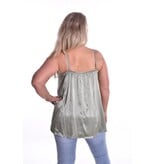 Top Milaan Kort - Legergroen