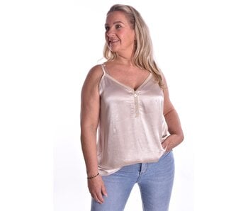 Top Milaan Kort - Champagne (Beige)
