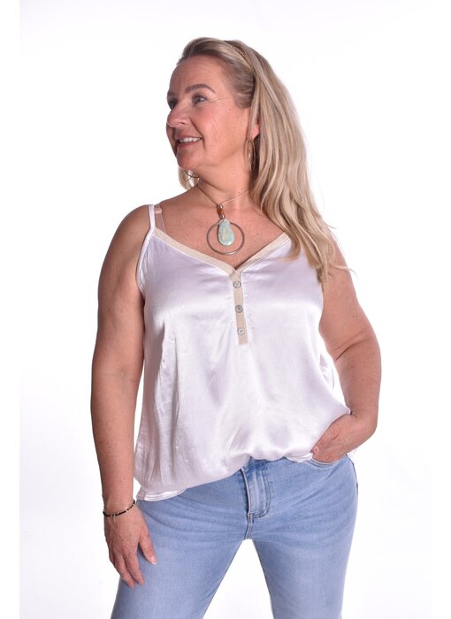 Top Milaan Kort - Wit