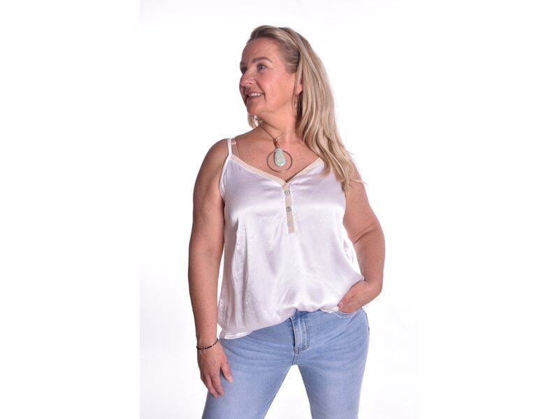 Top Milaan Kort - Wit