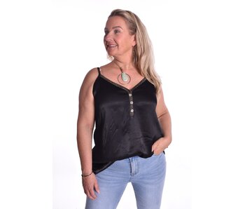 Top Milaan Kort - Zwart