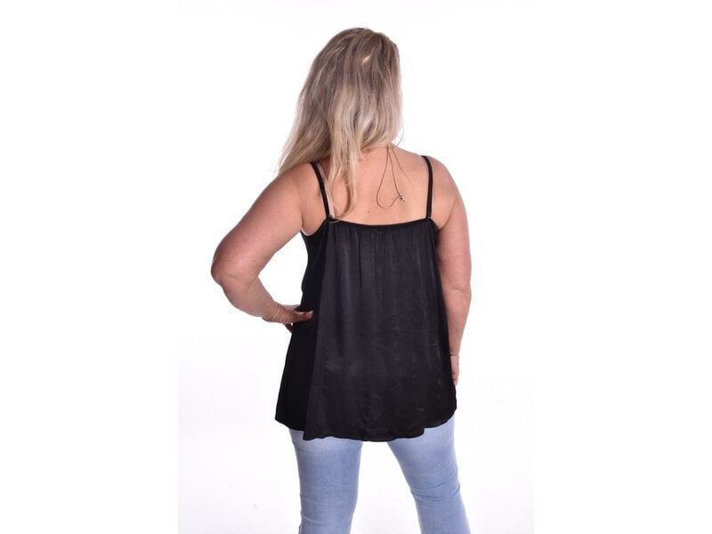 Top Milaan Kort - Zwart