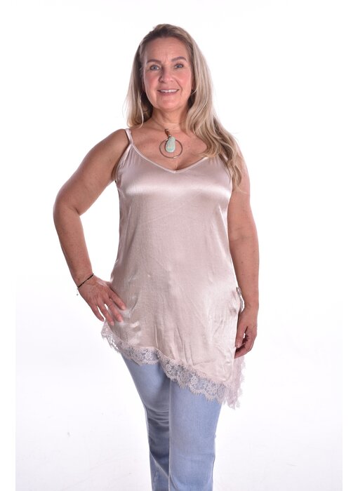 Top Milaan Lang - Champagne (Beige)