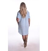 Jurk Linnen - Lichtblauw