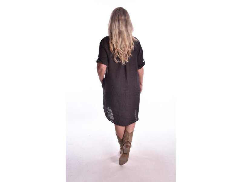 Jurk Linnen - Choco