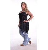 Top Milaan Lang - Zwart