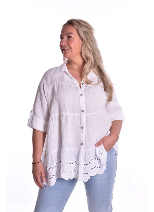 Blouse Linnen - Wit