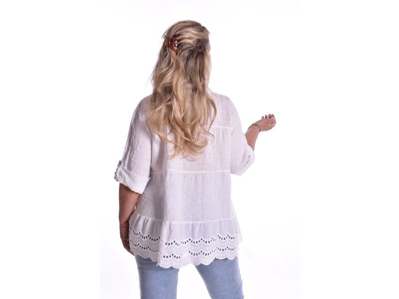 Blouse Linnen - Wit