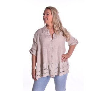 Blouse Linnen - Beige