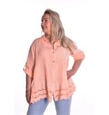 Blouse Linnen - Zalm