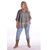 Blouse Linnen - Legergroen