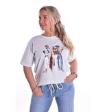 T-shirt Mandy - Blauw