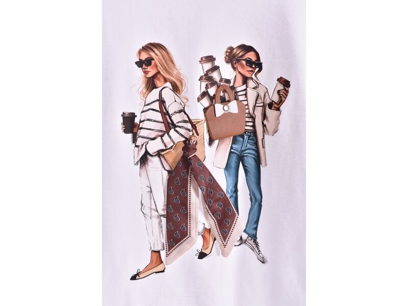 T-shirt Mandy - Zwart