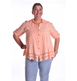 Blouse Linnen - Zalm
