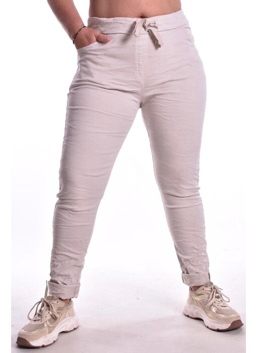 Broek Make My Day  - Beige