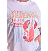 T-shirt Lobbie - Lichtblauw