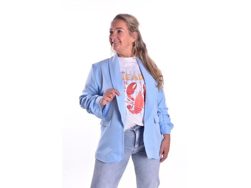 T-shirt Lobbie - Lichtblauw