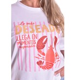 T-shirt Lobbie - Roze