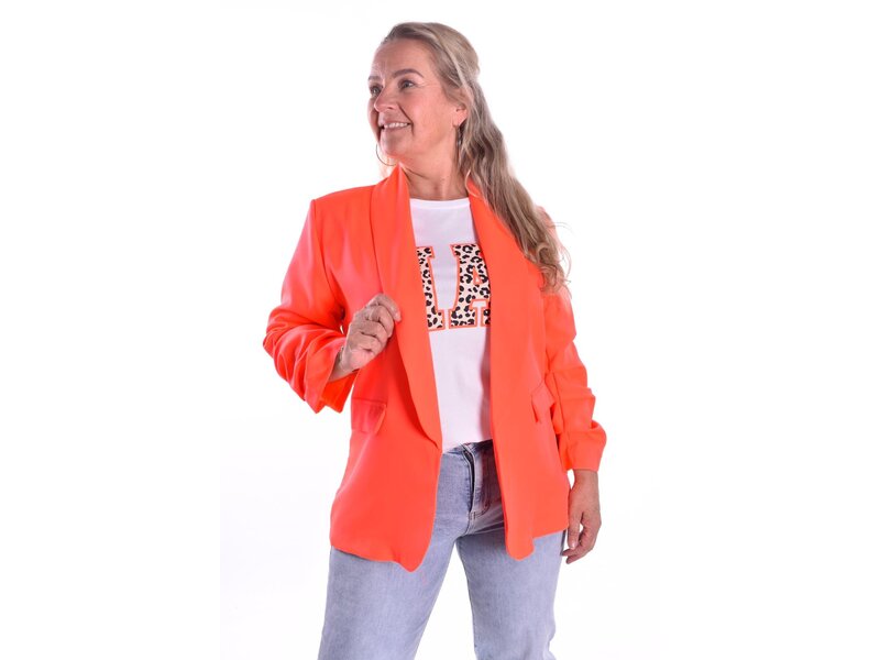 T-shirt Ciao - Fluor Koraal