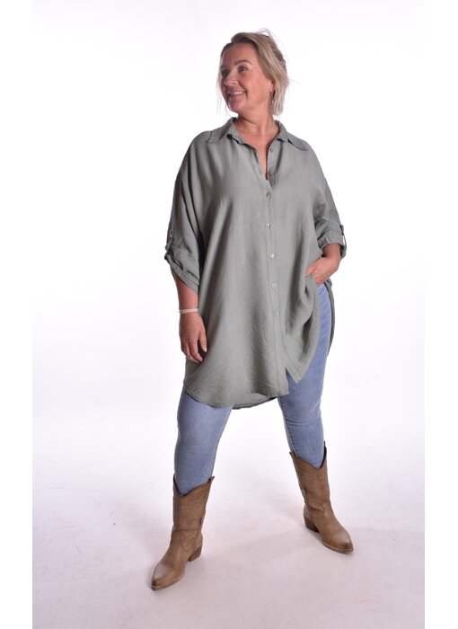 Blouse Iconic - Legergroen