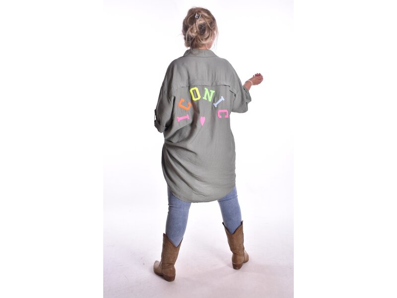 Blouse Iconic - Legergroen