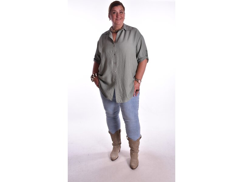 Blouse Iconic - Legergroen