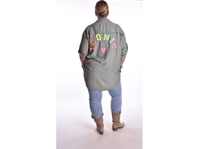 Blouse Iconic - Legergroen