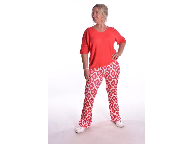 Broek Soft Flared - Rood