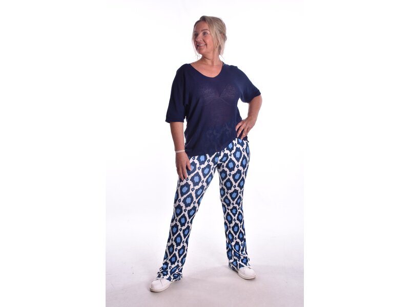 Broek Soft Flared - Donkerblauw